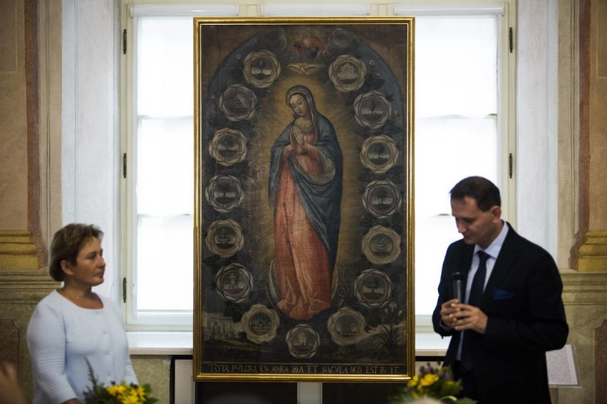Liliana Sonik, dr hab. Andrzej Betlej i obraz „Maria...