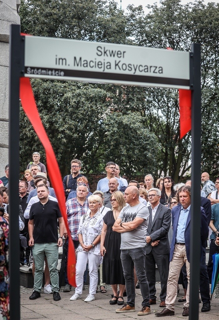 Gdańsk uczcił słynnego fotografa. Skwer otrzymał imię Macieja Kosycarza 