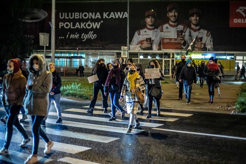 Blokada ronda Lussy w Białymstoku - 2 listopada