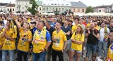 Tłumy w Strefie Kibica na Rynku w Kielcach. Tak kibicowaliście piłkarzom ręcznym drużyny Barlinek Industria Kielce w półfinale Final4 z PSG