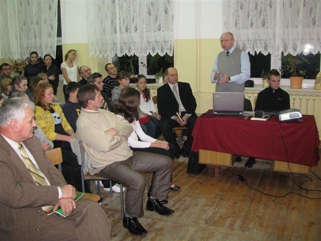 Wykład Radosława Waleszczaka w Krasnosielcu