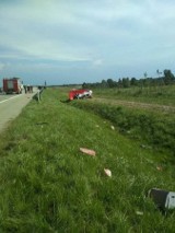 Śmiertelny wypadek na A1 koło Tuszyna. Nie żyje 36-letnia kobieta [FOTO]