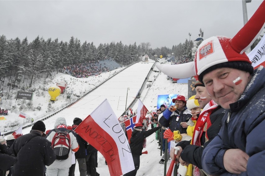 Kibice na Wielkiej Krokwi