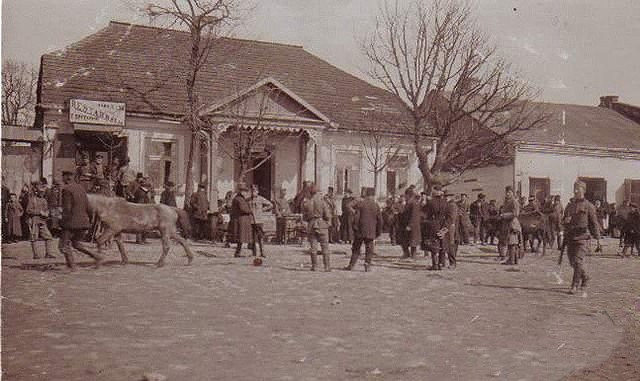 Lata 1915-1917 , Restauracja na wsi WIerzbnik - obecnie Starachowice.