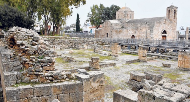 Ruiny bazyliki wpisanej na listę UNESCO zajmują bardzo rozległy teren