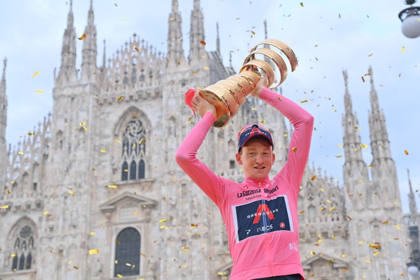 Emocje na Giro d’Italia do ostatniej sekundy. 24-letni Brytyjczyk Tao Geoghegan Hart wygrał włoski wielki tour