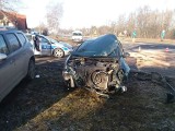 Olkusz. Na drodze krajowej nr 94 zderzyły się dwa samochody
