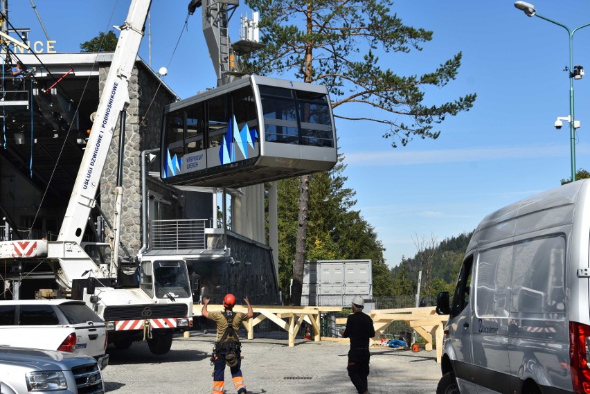 Zakopane. Udało się zdjąć z lin wagonik kolejki na Kasprowy Wierch [ZDJĘCIA]