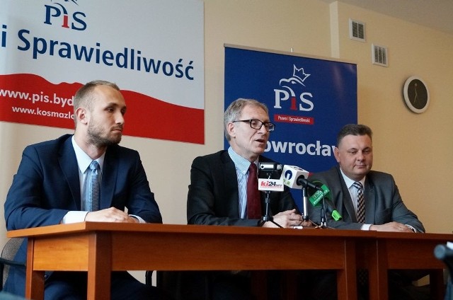 Od lewej: Maciej Szota, Tomasz Latos, Piotr Król
