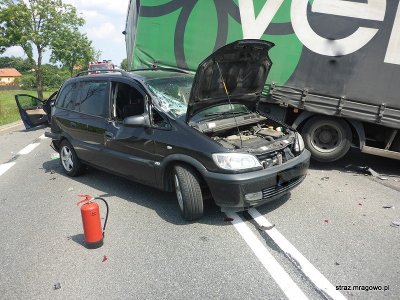 Bagienice. Zderzenie czterech aut na DK 16 (zdjęcia)    