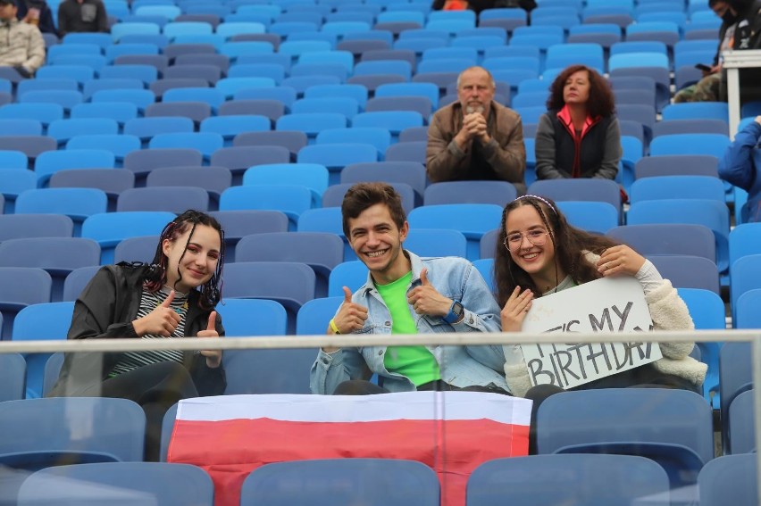 Kibice na Stadionie Śląskim podczas Drużynowych Mistrzostw...