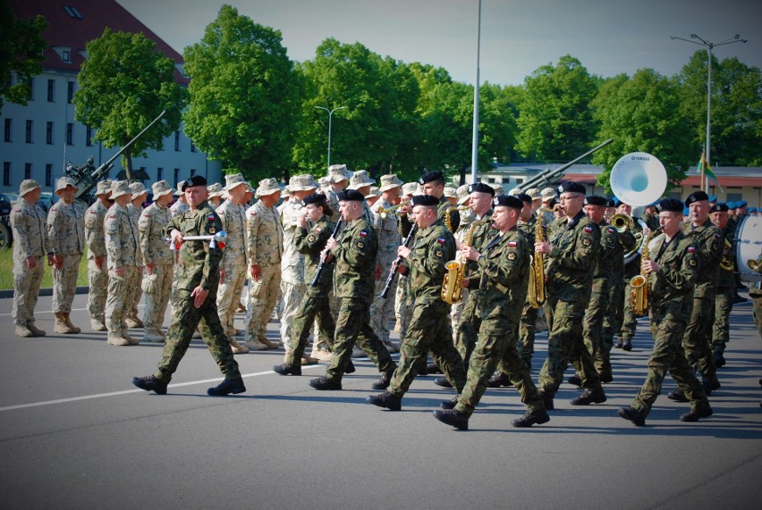 Powitanie żołnierzy Polskiego Kontyngentu Wojskowego....