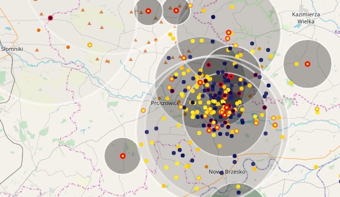 Proszowice. Potężna burza nad powiatem                    