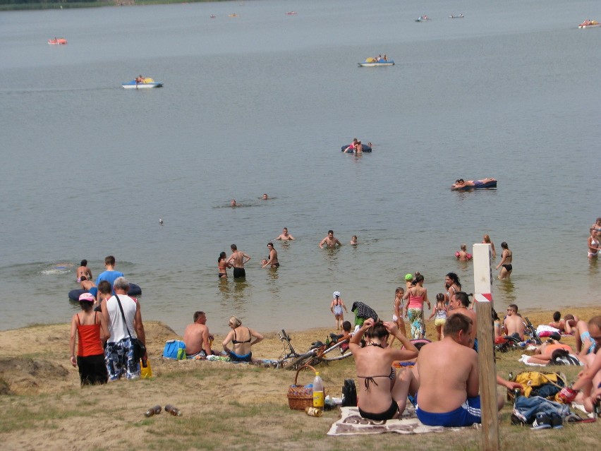 Niedziela nad Zalewem Nakło - Chechło jak na razie spokojna