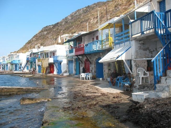 Rybacka wioska Klima na Milos