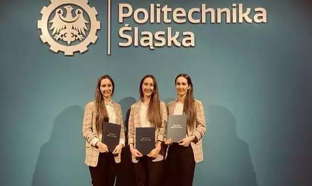 Siostry Natalia, Dorota i Judyta Chowaniec już z tytułem inżyniera! Studiowały na Wydziale Górnictwa, Inżynierii Bezpieczeństwa i Automatyki Przemysłowej Politechniki Śląskiej w Gliwicach