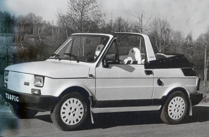 W 1991 roku powstał mały fiat w wersji kabriolet. Samochód...