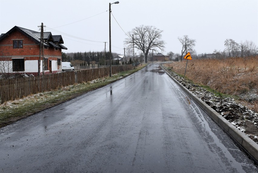 Remont drogi powiatowej w Bełdowie już prawie zakończony 