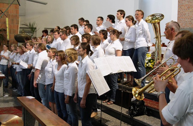 Chór "Sound of Joy" z kościoła im. Mikołaja-Selnecker z Hersbrucka wystąpił wczoraj w ramach "Lata na Starym Mieście"