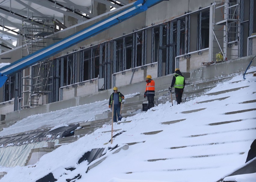 Zobacz najświeższe zdjęcia z budowy stadionu Radomiaka...