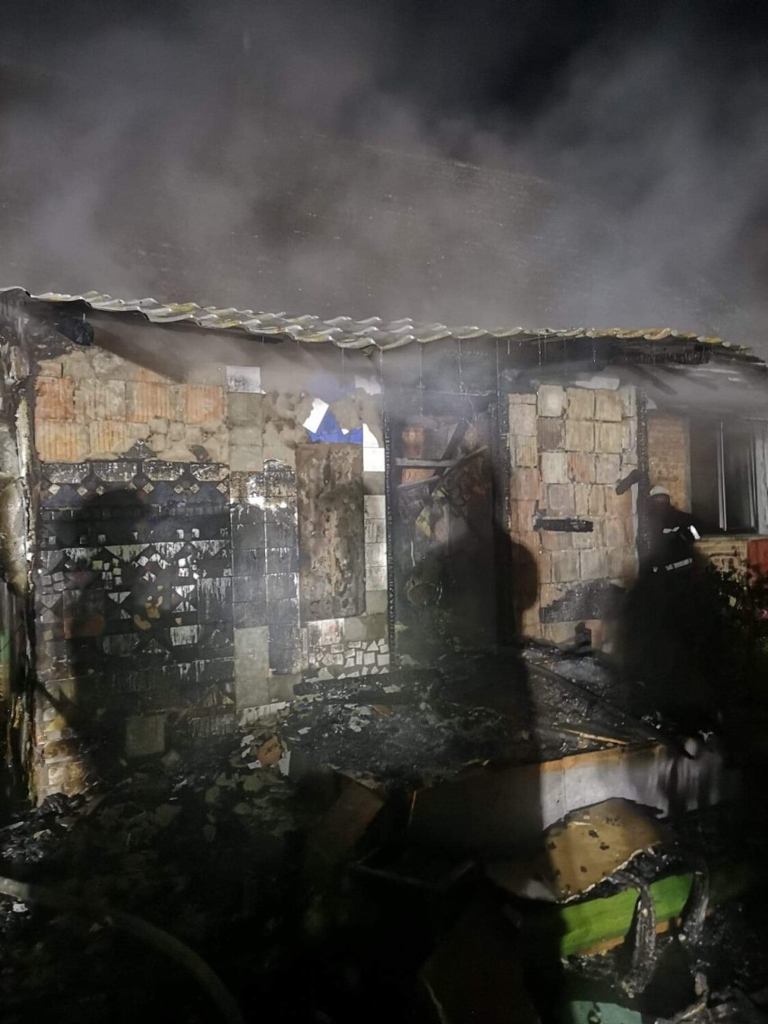 Pożar mieszkania w Lubiatowie (23.06.2022)