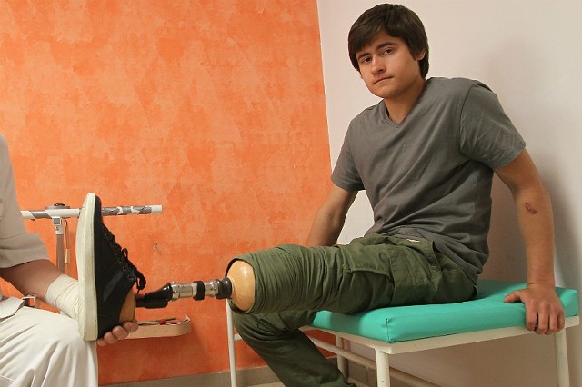 Protezę nogi ufundował Igorowi jeden z podkarpackich biznesmenów.