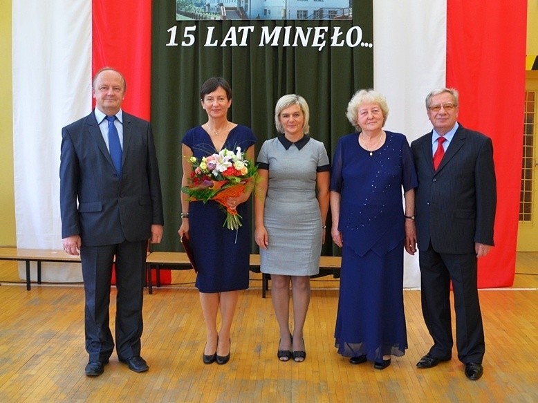 Od lewej: Andrzej Przygoda, Ewa Stawiarska, Edyta Świtoń,...