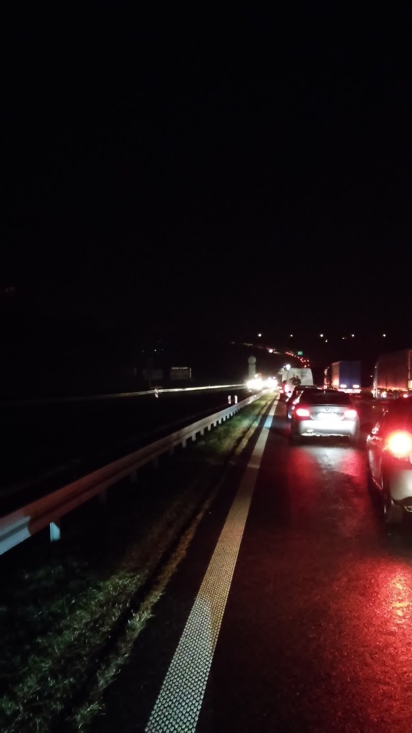 Karambol na S1 pod Cieszynem: zderzyło się 13 samochodów