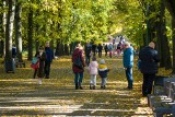 Polska złota jesień w Parku Planty. Piękna pogoda wyciągnęła białostoczan z domu [ZDJĘCIA 9-10.10.2022]