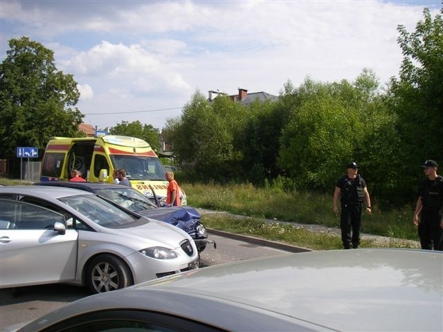 Wypadek na Husarskiej w Kielcach