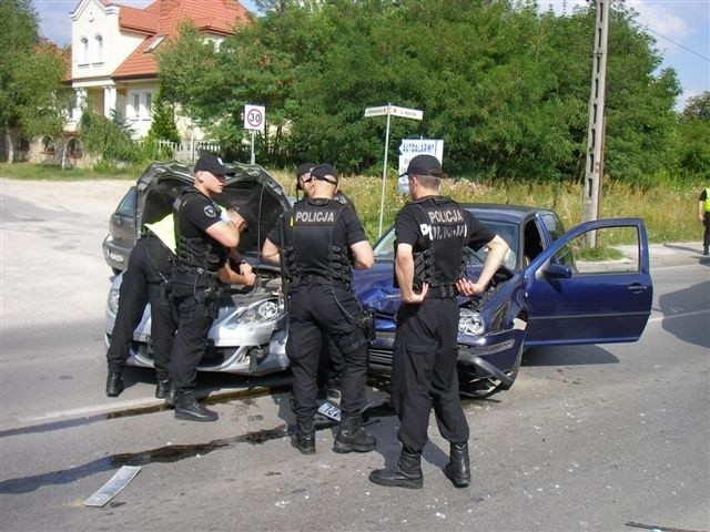 Wypadek na Husarskiej w Kielcach