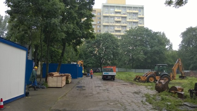 Tak wygląda plac, na którym ma powstać superakademik