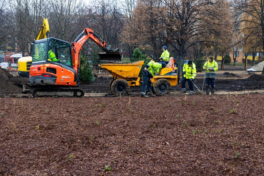 Tak wyglądał przebieg prac pod koniec listopada ubiegłego...