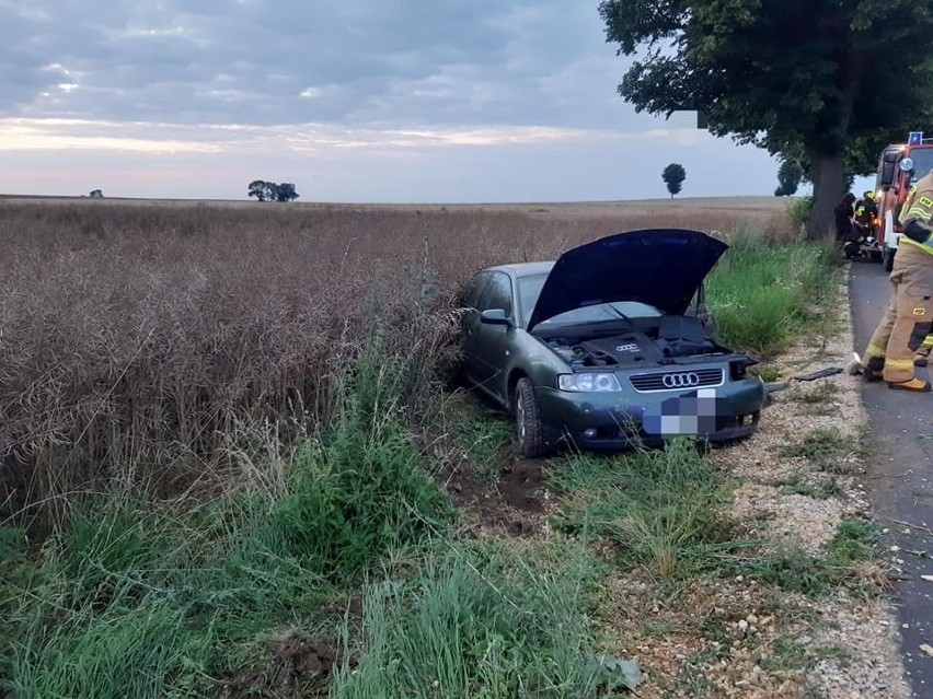 Wypadek na drodze między Biskupicami i Kościeliskami