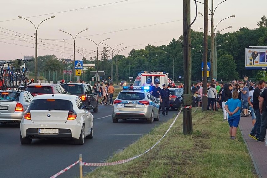 Wypadek w Będzinie: motocyklista z Czeladzi potrącił...