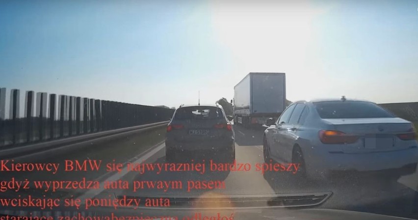 Agresywny kierowca BMW mógł doprowadzić do tragedii