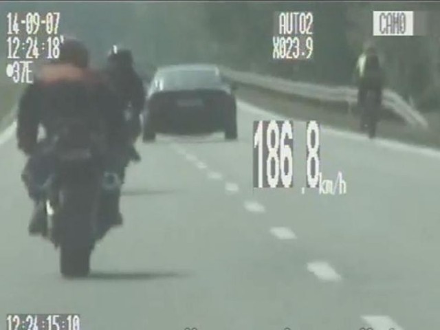 Pościg za motocyklistą w Tarnobrzegu - zabrane prawo jazdy i wniosek do sądu(WIDEO)