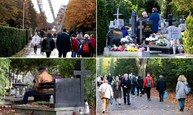 Zaduma i wspomnienia. Szczecinianie odwiedzają groby swoich bliskich   na Cmentarzu Centralnym w Szczecinie