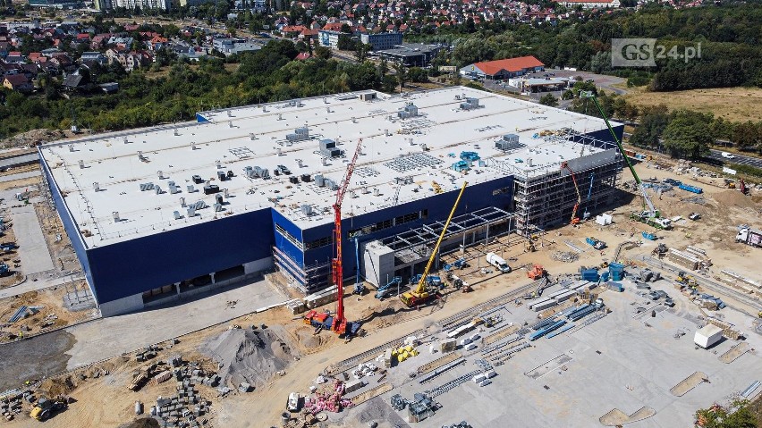 IKEA w Szczecinie - zdjęcia z placu budowy