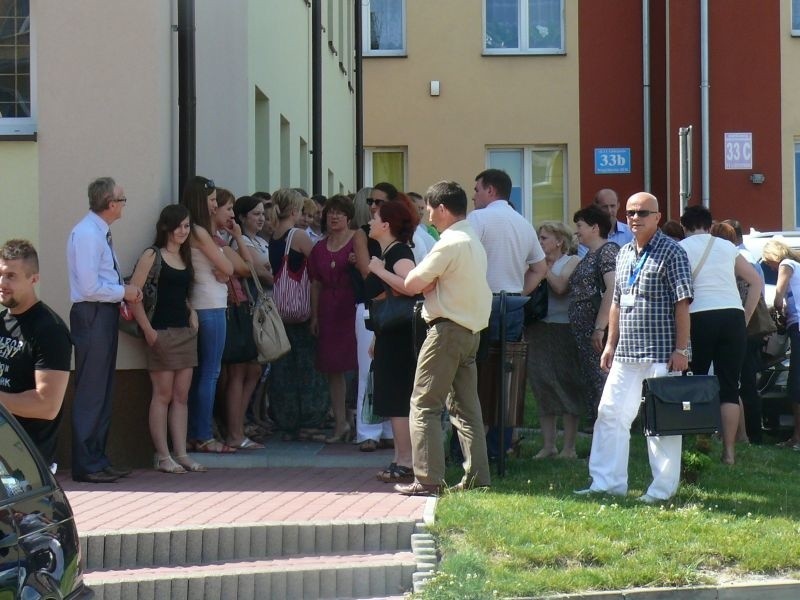 Alarm bombowy w Urzędzie Skarbowym w Jędrzejowie 