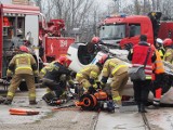 40 osób rannych w wypadku na terenie zajezdni tramwajowej w Łodzi. Spokojnie, to statyści....