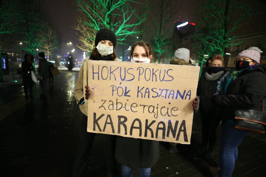 Strajk Kobiet w Katowicach, 25.1.2021