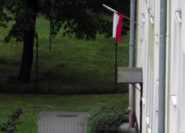 Na bloku naszej Czytelniczki również wywieszono flagę.