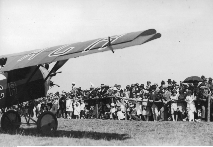 Uroczystość otwarcia lotniska w Nowym Targu, 1930