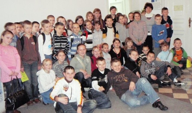 Pierwszymi uczestnikami lekcji byli uczniowie Publicznej Szkoły Podstawowej w Woli Taczowskiej.
