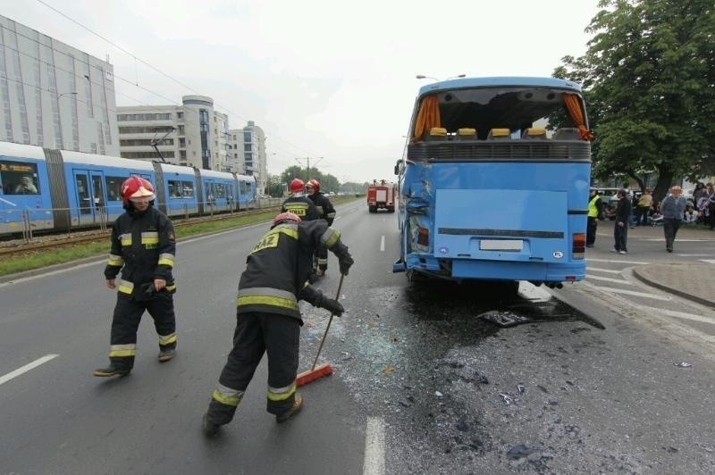 Wypadek autokarów z Knurowa