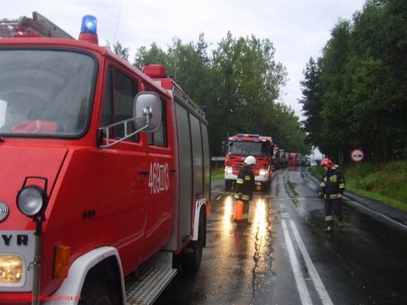 Zderzenie czterech samochodów w Malerzowicach