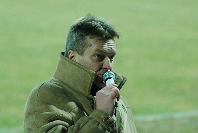 Janusz Romanowski - spiker KSZO Ostrowiec.