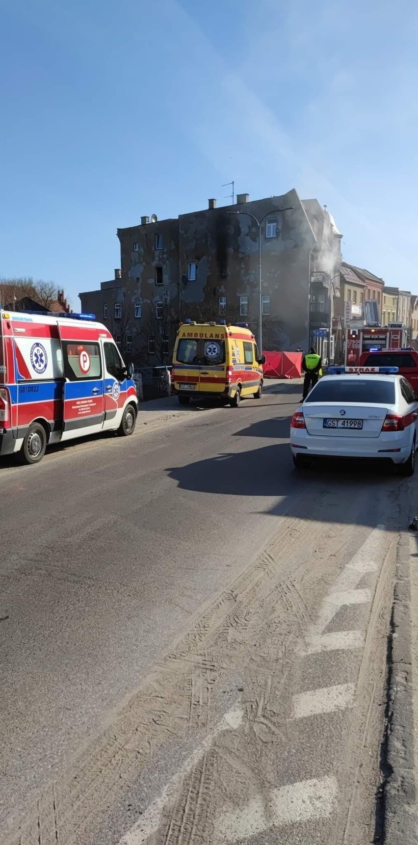 Pożar w Starogardzie Gdańskim. Nie żyje troje dzieci