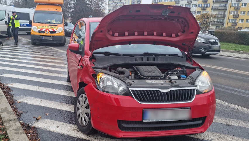 Wypadek na ul. Armii Krajowej w Koszalinie